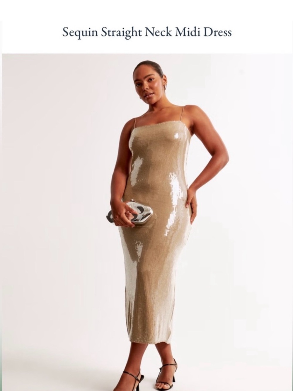 Abercrombie & Fitch Sequin midi dress